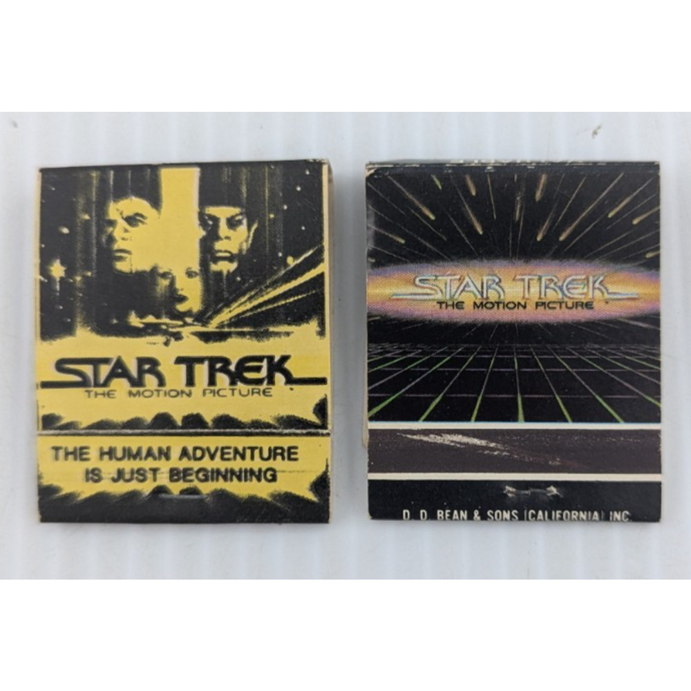 Vintage Star Trek the Motion Picture Movie Advertising Matchbook Lot of 2
